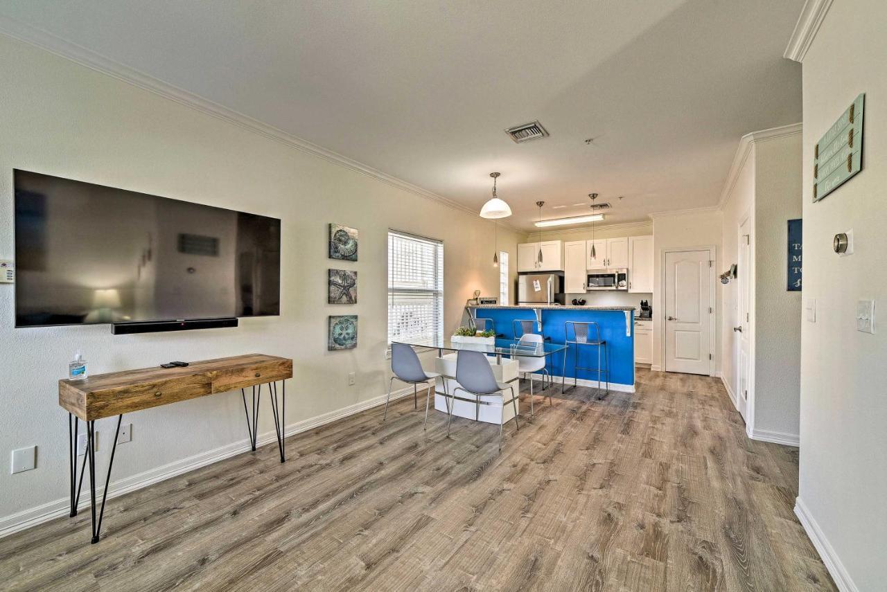 Modern Island Condo With Pool Steps To The Beach! South Padre Island Esterno foto