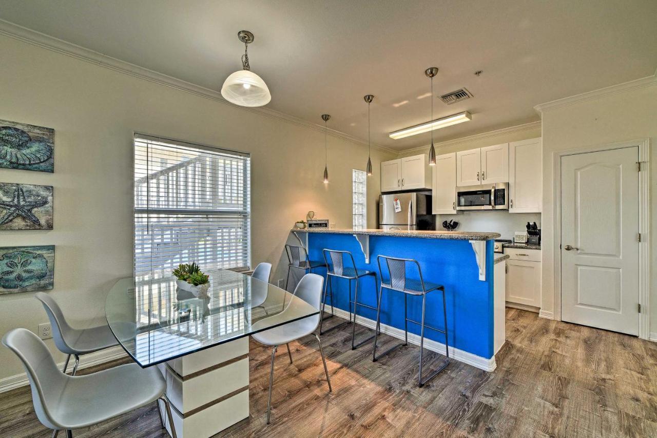 Modern Island Condo With Pool Steps To The Beach! South Padre Island Esterno foto