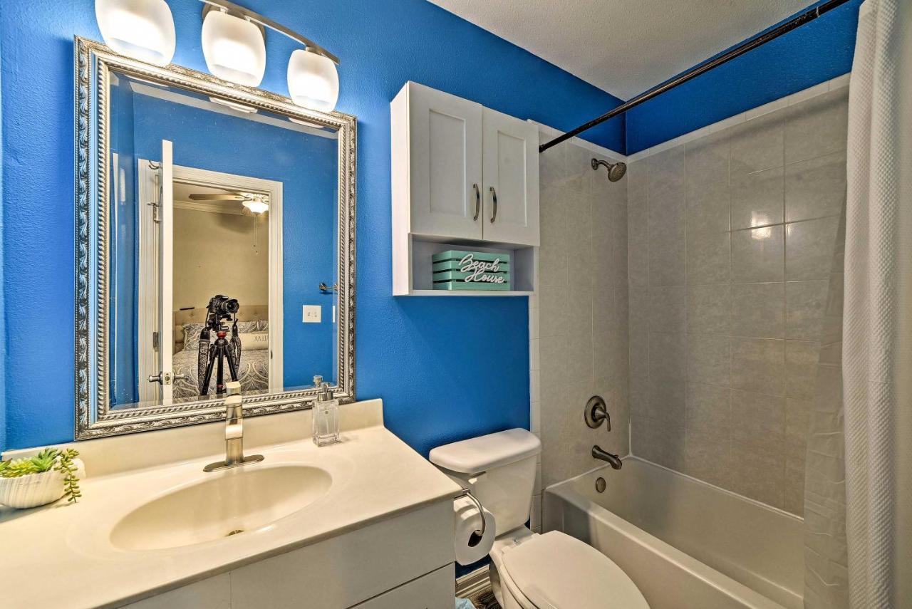 Modern Island Condo With Pool Steps To The Beach! South Padre Island Esterno foto